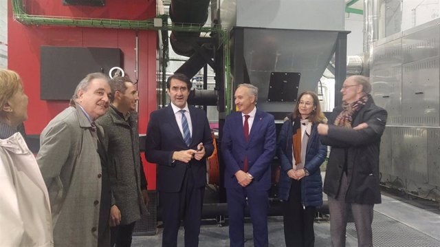 Inaugurada la red de calor con biomasa en el Campus de 'La Yutera' de Palencia, con una inversión de 1,36 millones .