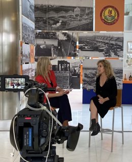 Programa de TV en el edificio del Reloj