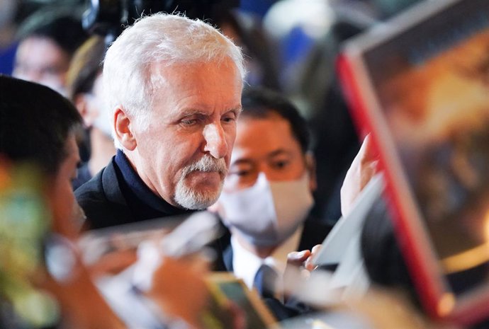 James Cameron Greets Fans During The Avatar: The Way Of Water Japan Premiere