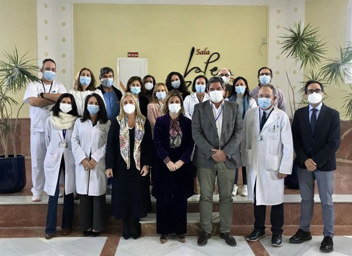 Reunión en el Hospital Universitario de Puerto Real.