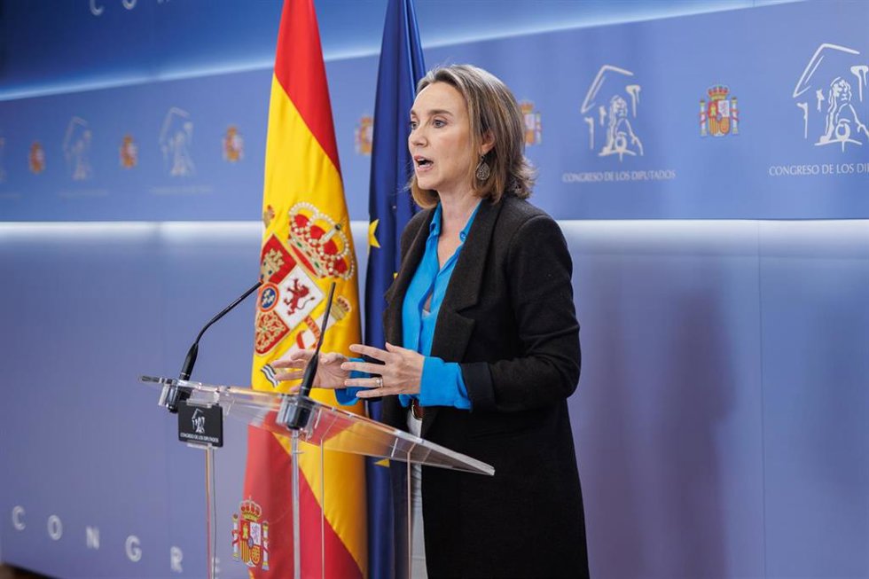 La secretaria general del PP, Cuca Gamarra