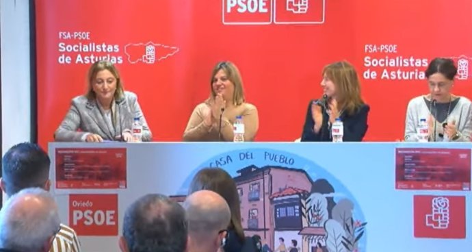 Delia Losa, Gimena Llamedo, Ana Cárcaba y Dolores Carcedo