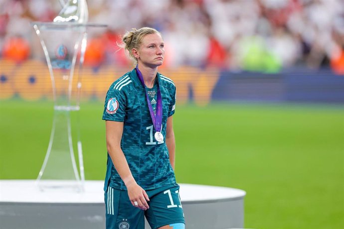 Archivo - Alexandra Popp of Germany after the UEFA Women's Euro 2022, Final football match between England and Germany on July 31, 2022 at Wembley Stadium in London, England - Photo Nigel Keene / ProSportsImages / DPPI