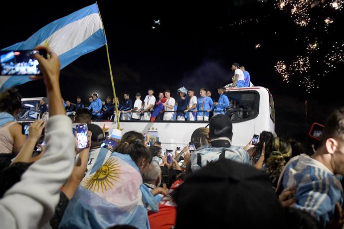 Celebración de la Copa del Mundo 2022 en Buenos Aires