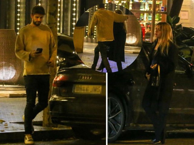 Gerard Piqué y Clara Chía, cariñosos por las calles de Barcelona