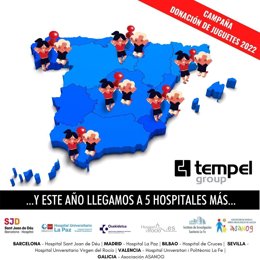 Tempel Group donación juguetes 2022.