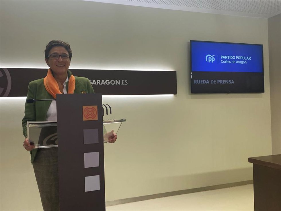 La diputada portavoz de Sanidad del PP en las Cortes de Aragón, Ana Marín.