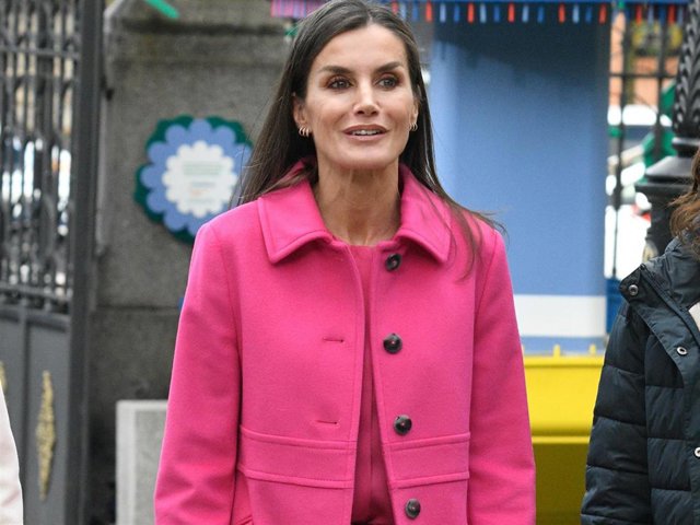 La Reina Letizia, a su llegada al Hospital Infantil Niño Jesús para conocer la iniciativa 'Yo cuento'