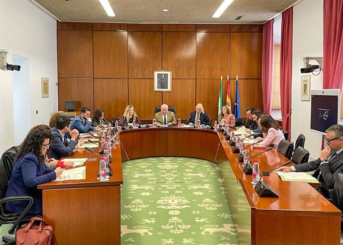 Reunión de la Junta de Portavoces del Parlamento de Andalucía, este miércoles