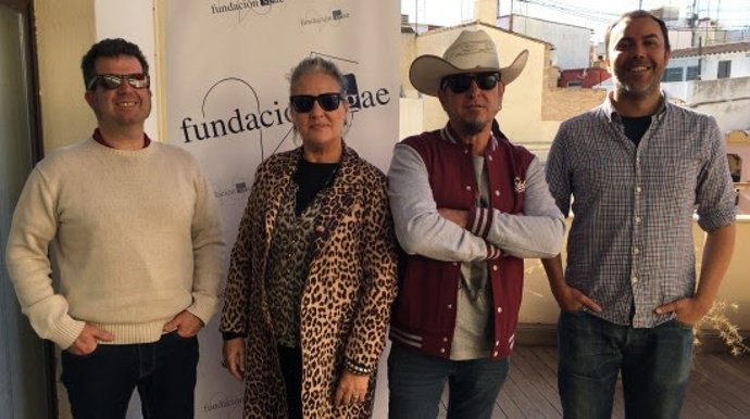 Componentes del jurado del VIII Ciclo de conciertos 'Indrets Sonors'. De izq. A dcha.: Fernando Soriano, Carol McCloskey, Carlos Segarra y Víctor López