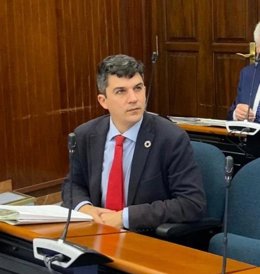 El portavoz municipal y candidato a la Alcaldía de Santander por el PSOE, Daniel Fernández