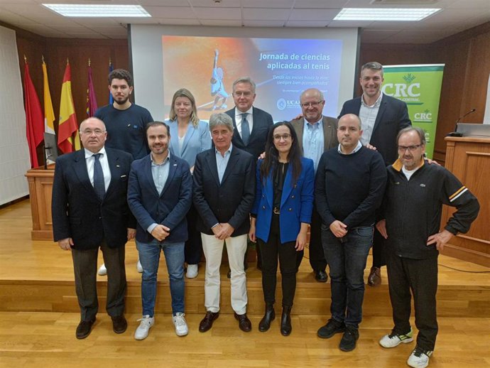 Imagen de los asistentes a la jornada 'Ciencias aplicadas al tenis'