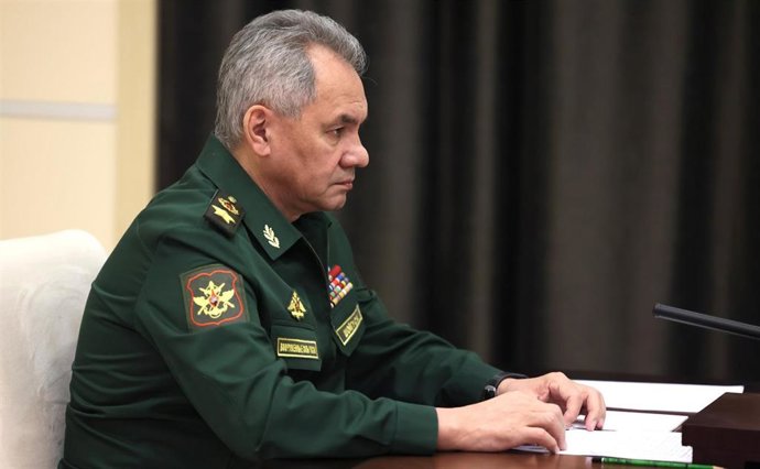 Archivo - El ministro de Defensa de Rusia, Sergei Shoigu