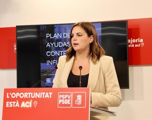 Archivo - La vicealcaldesa de València, portavoz socialista en su ayuntamiento, secretario general del PSPV en la ciudad y candidata de la formación a la Alcaldía en 2023, Sandra Gómez, en una imagen reciente.