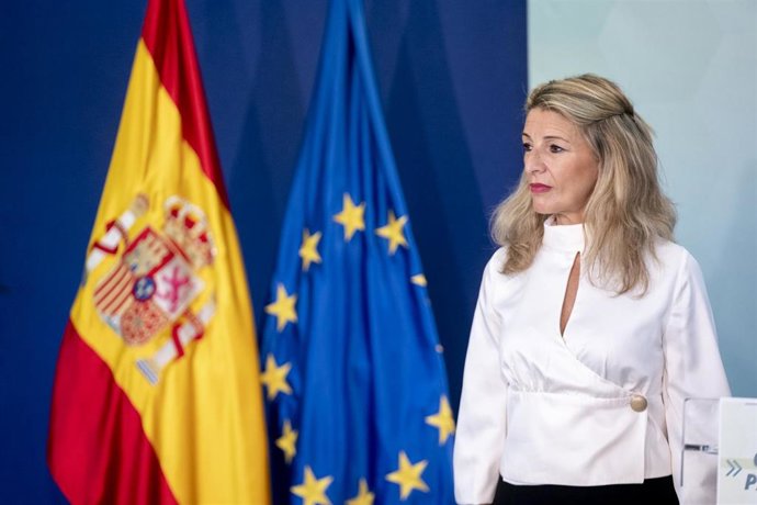 La vicepresidenta segunda del Gobierno y ministra de Trabajo y Economía Social, Yolanda Díaz