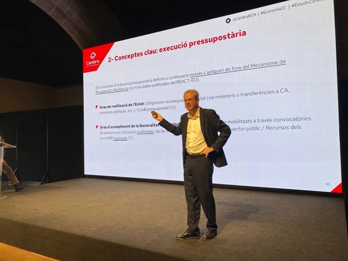 El cap del Gabinet d'Estudis Econmics de la Cambra de Barcelona, Joan Ramon Rovira