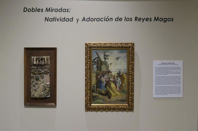 Las dos obras, expuestas en el Bellas Artes, en el marco del programa 'Dobles Miradas'.