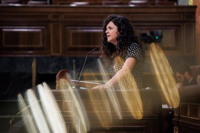 Archivo - La portavoz adjunta de Unidas Podemos en el Congreso, Sofía Fernández Castañón