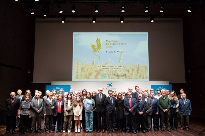 Empresas y voluntarios, reconocidos por los Bancos de Alimentos en los premios 'Espiga de Oro'