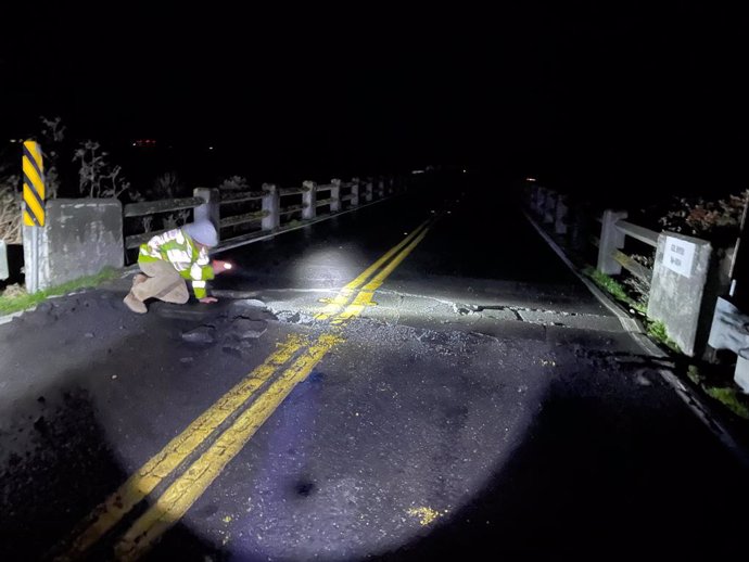 Daños de un terremoto en California, Estados Unidos