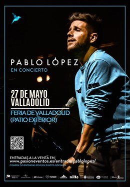 Concierto de Pablo López en Valladolid el 27 de mayo de 2023.