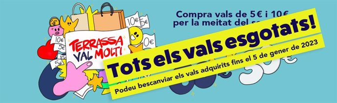 Imatge informativa de la campanya de la Cambra de Terrassa (Barcelona)