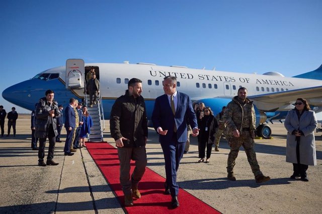 El presidente ucraniano, Volodimir Zelenski, en Estados Unidos