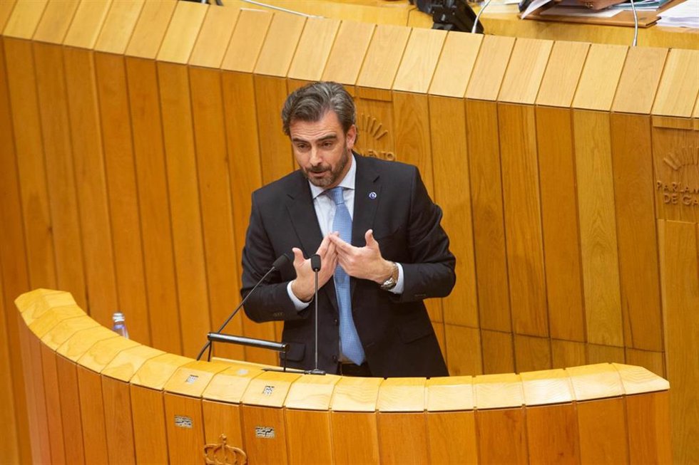 El vicepresidente segundo de la Xunta, Diego Calvo
