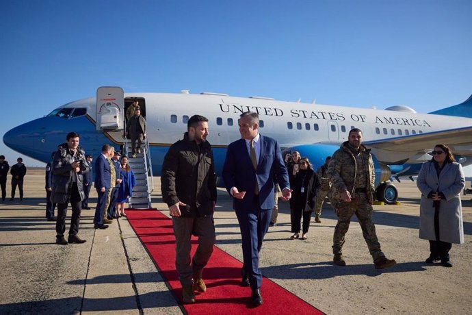 El president ucrans, Volodimir Zelenski, als Estats Units