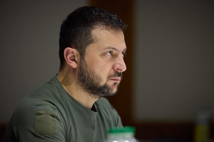 Archivo - Arxiu - Volodimir Zelenski, president d'Ucrana