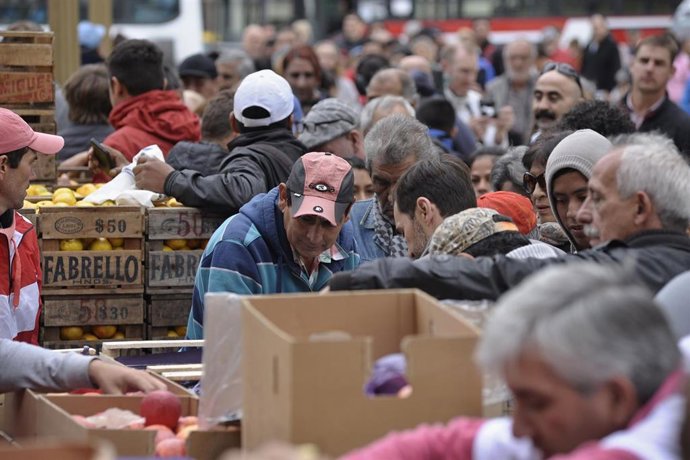 Archivo - Mercado en Argentina