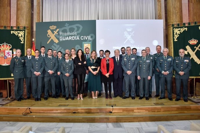 Acto de entrega de los premios 'Guardia Civil 2022'.