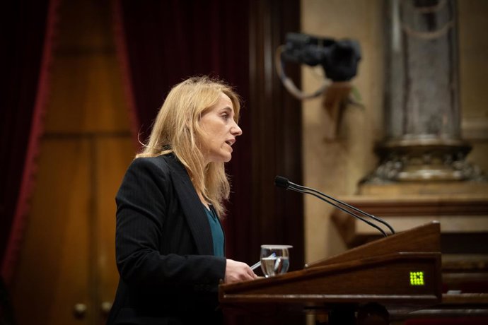 La consellera de Economia i Hisenda, Natlia Mas
