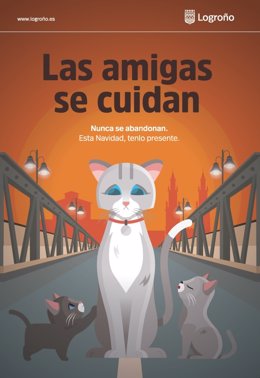 El Ayuntamiento de Logroño pone en marcha una campaña para erradicar el abandono de animales en Navidad
