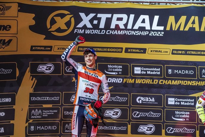 El piloto español Gabriel Marcelli durante la prueba de Madrid del Mundial de X-Trial