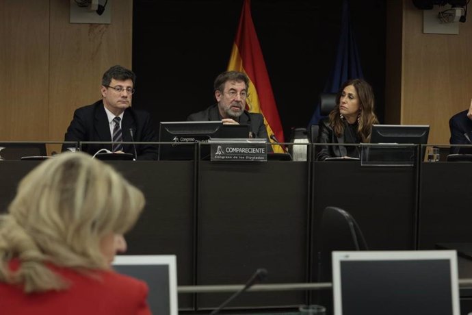 Javier Puertas y Carlos Egea en la comisión