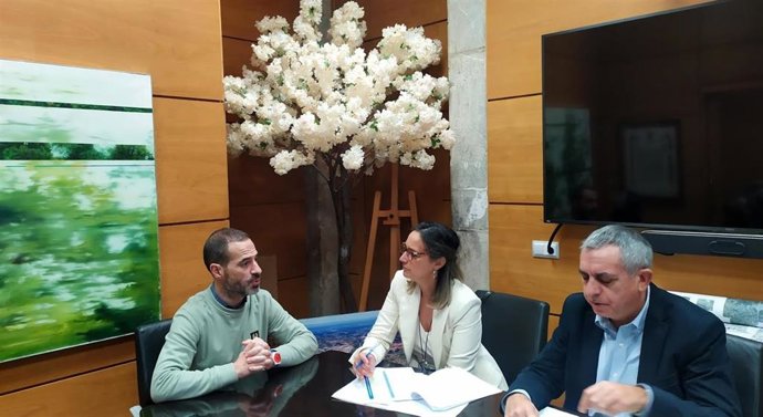 Rita Camblór, en el centro