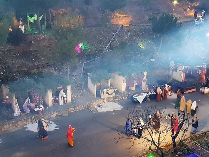 Archivo - Imagen de archivo del Nacimiento Viviente de Fontanar.