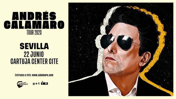 Andrés Calamaro lleva el 22 de junio al Cartuja Center su TOUR 2023.