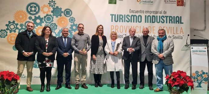 Entrega de los VIII Premios Turismo Industrial Provincia de Sevilla en Villanueva del Río y Minas.