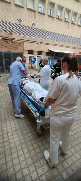 Simulacro de incendio.