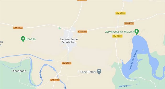 Archivo - Imagen de La Puebla de Montalbán en Google Maps