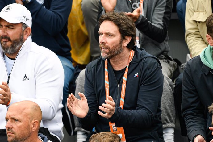 Archivo - Lucas Pouille's coach Felix Mantilla during the French Open, Grand Slam tennis tournament on May 24, 2022 at Roland-Garros stadium in Paris, France - Photo Victor Joly / DPPI