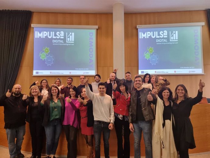 Nuevos emprendedores presentan sus proyectos a inversores en la Cámara de Terrassa (Barcelona)