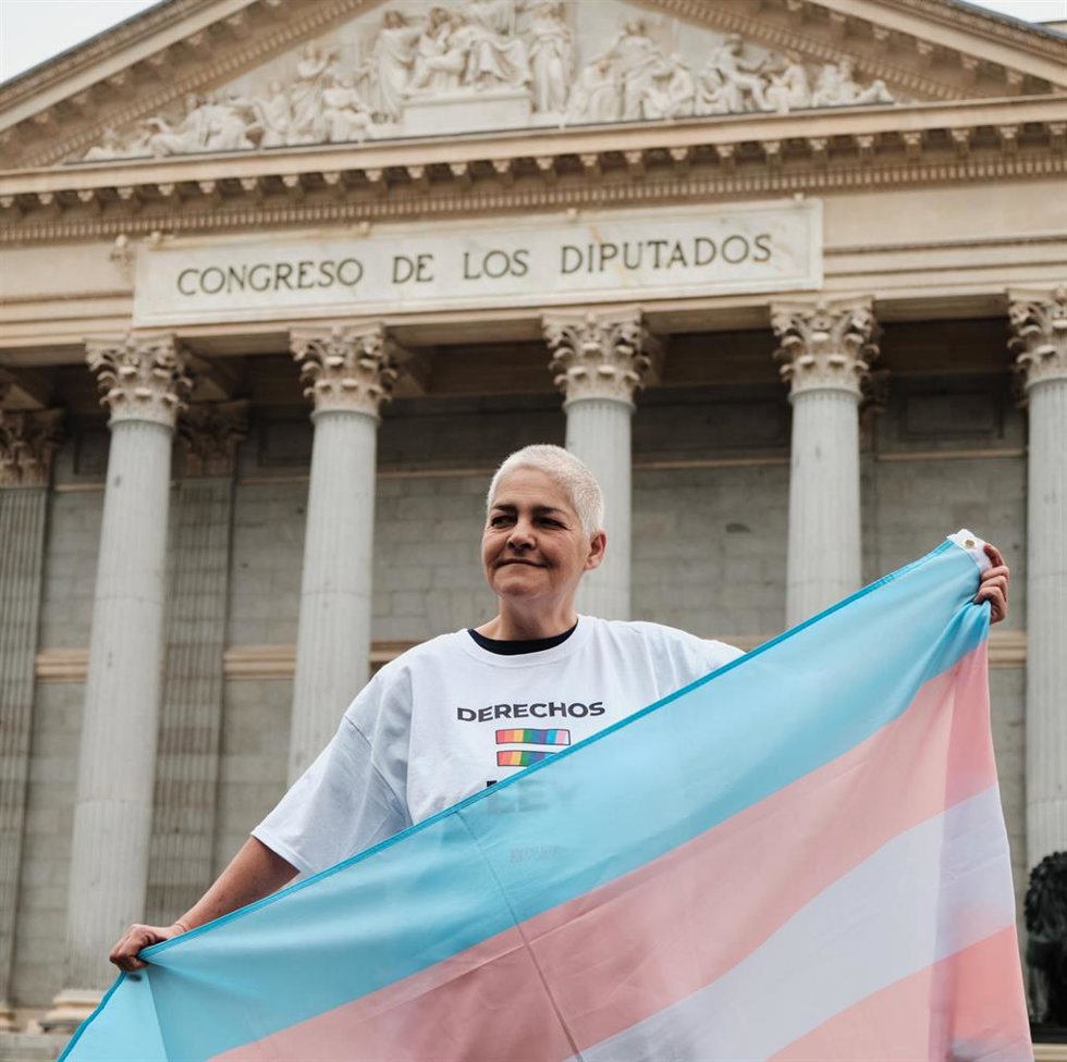 La presidenta de la FELGTBI+, Uge Sangil
