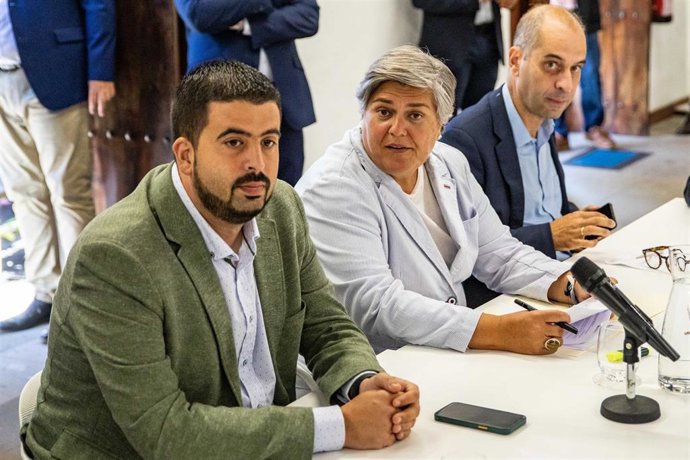 Archivo - La alcaldesa de Los Llanos de Aridane, Noelia García Leal, participa en la reunión de la Comisión Mixta para la Reconstrucción, Recuperación y Apoyo a la isla de La Palma, en la Casa Massieu, a 19 de septiembre de 2022, en Los Llanos de Aridan