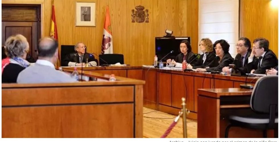 Una de las sesiones del juicio con jurado celebrado contra los dos condenados.