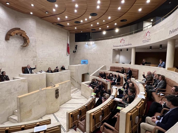 Pleno del Parlamento para la aprobación de los Presupuestos y la 'ley de acompañamiento' de 2023