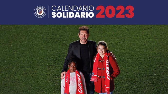 Calendario solidario 2023 del Atlético de Madrid