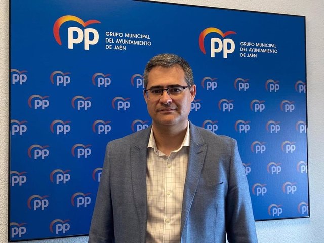 Archivo - El concejal del PP en el Ayuntamiento de Jaén Jesús Ortega.